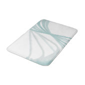 抽象芸術灰色の渦巻き バスマット (アングル)