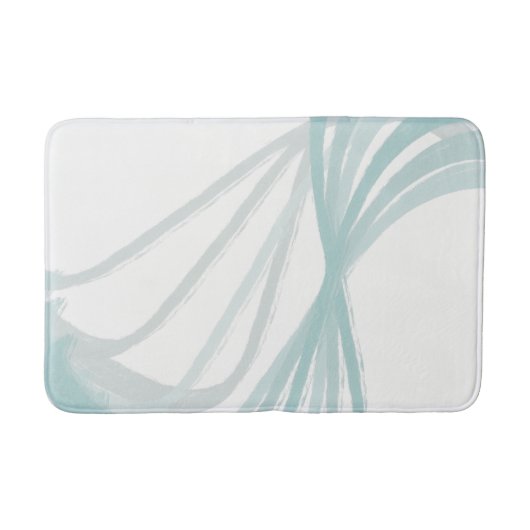 抽象芸術灰色の渦巻き バスマット (正面)