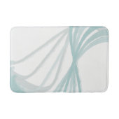 抽象芸術灰色の渦巻き バスマット (正面)