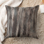 抽象芸術灰色の茶色の芸術 クッション (ブランケット)