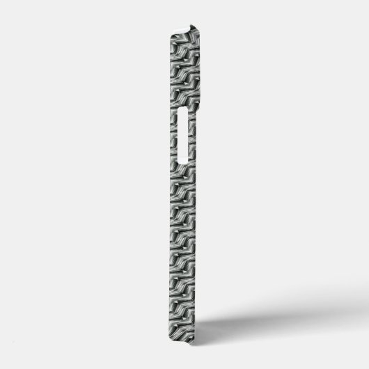 抽象芸術灰色 Case-Mate iPhoneケース (裏面 / 右)