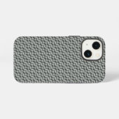 抽象芸術灰色 iPhoneケース (裏面横)