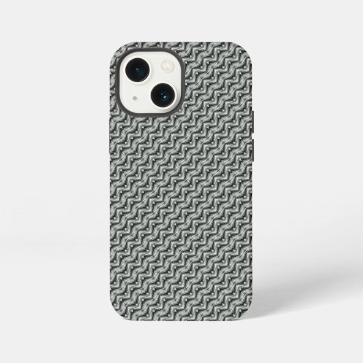 抽象芸術灰色 iPhoneケース (裏面)