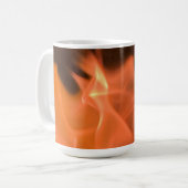 抽象芸術炎 コーヒーマグカップ (正面左)