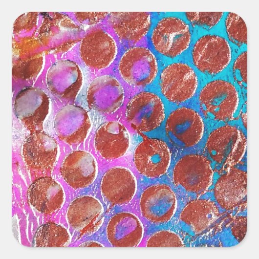 抽象芸術点 スクエアシール (正面)