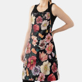 抽象芸術無地のの花の配列が全面的に整っている  エプロン (インサイチュ)