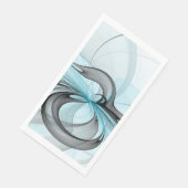 抽象芸術無煙炭グレイモダンブルーフラクタルアート (コーナー)