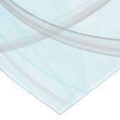 抽象芸術無煙炭グレイモダンブルーフラクタルアート テーブルクロス (アングル)