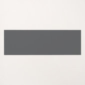 抽象芸術無煙炭グレイモダンブルーフラクタルアート ヨガマット (裏面(横))