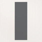 抽象芸術無煙炭グレイモダンブルーフラクタルアート ヨガマット (裏面)