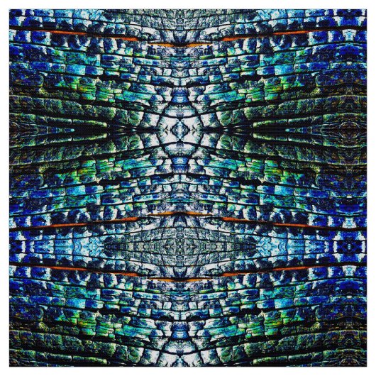 抽象芸術焼樹皮 ファブリック (見本)