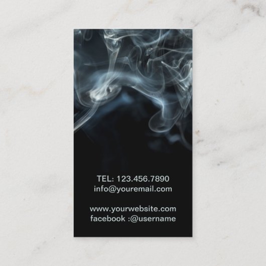 抽象芸術煙hkko 名刺 (裏面)