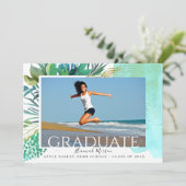 抽象芸術熱帯卒業写真のお知らせ 招待状 (スタンド正面)