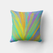 抽象芸術熱帯夏おもしろい クッション (裏面)