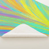 抽象芸術熱帯夏おもしろい シェルパブランケット (3/4)