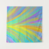 抽象芸術熱帯夏おもしろい タペストリー (正面(横))