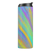 抽象芸術熱帯夏おもしろい タンブラー (回転左)