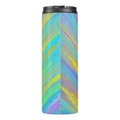 抽象芸術熱帯夏おもしろい タンブラー (裏面)