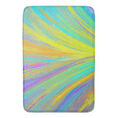 抽象芸術熱帯夏おもしろい バスマット (正面縦)