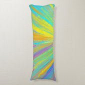 抽象芸術熱帯夏おもしろい ボディピロー (正面縦)