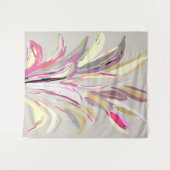 抽象芸術熱帯植物ベクトルアートスタイル タペストリー (正面(横))