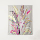 抽象芸術熱帯植物ベクトルアートスタイル タペストリー (正面)