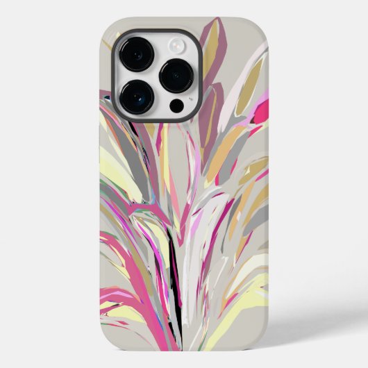 抽象芸術熱帯植物ベクトルアートスタイル Case-Mate iPhoneケース (裏面)