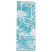 抽象芸術熱帯花フローラ ワインギフトバッグ (正面)