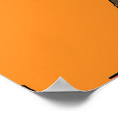 抽象芸術熱帯花 ポスター (角)