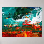 抽象芸術熱帯衝突 ポスター (正面)