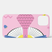抽象芸術熱帯鳥:明るいヴィンテージ。 Case-Mate iPhoneケース (裏面 (横))