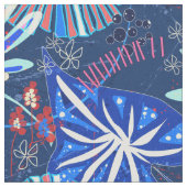 抽象芸術熱帯 ファブリック (クローズアップ)