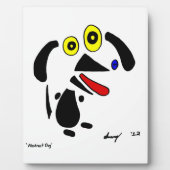 抽象芸術犬プラーク フォトプラーク (正面)