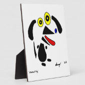 抽象芸術犬プラーク フォトプラーク (側面)