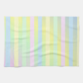 抽象芸術状のレインボーカラーのキッチンタオル キッチンタオル (横)