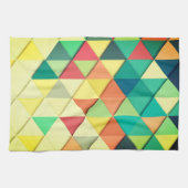 抽象芸術状のレインボーカラーのキッチンタオル キッチンタオル (横)