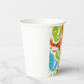 抽象芸術猫パターお洒落ンモダンペット 紙コップ (右)