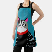 抽象芸術猫 エプロン (インサイチュ)