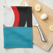 抽象芸術猫 キッチンタオル (四つ折り)