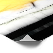 抽象芸術猫 ポスター (角)