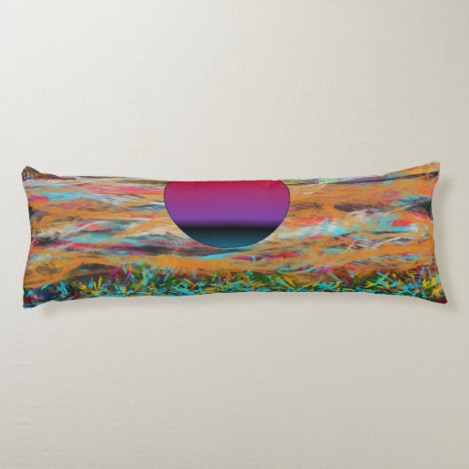 抽象芸術現実抱き枕 ボディピロー (裏面)