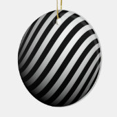 抽象芸術球オーナメント セラミックオーナメント (左)