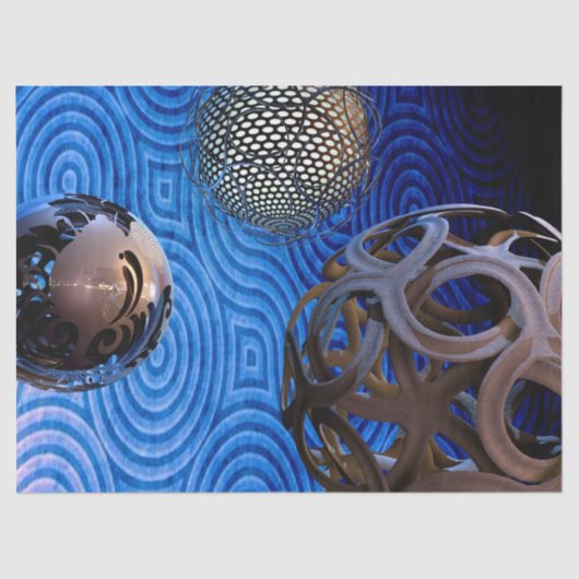 抽象芸術球ティッシュペーパー 薄葉紙 (正面)