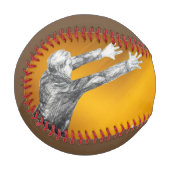 抽象芸術球戦 野球ボール (正面左)