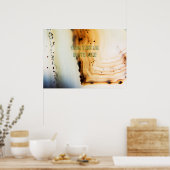 抽象芸術瑪瑙パターン ポスター (キッチン)