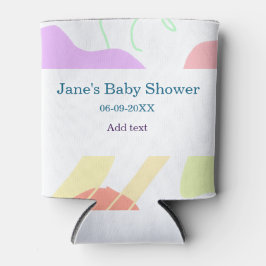 抽象芸術男女兼用がシャワーの名前を形作る 缶クーラー