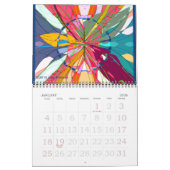 抽象芸術画像カレンダー カレンダー (1月 2026)