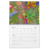 抽象芸術画像カレンダー カレンダー (3月 2026)