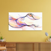 抽象芸術画像：アモルファスな快楽 キャンバスプリント (インサイチュ (リビング))