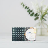 抽象芸術画家モダン名刺 プレイスカード (スタンド正面)